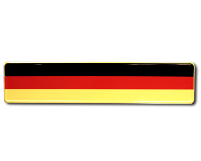 EU-plate German flag